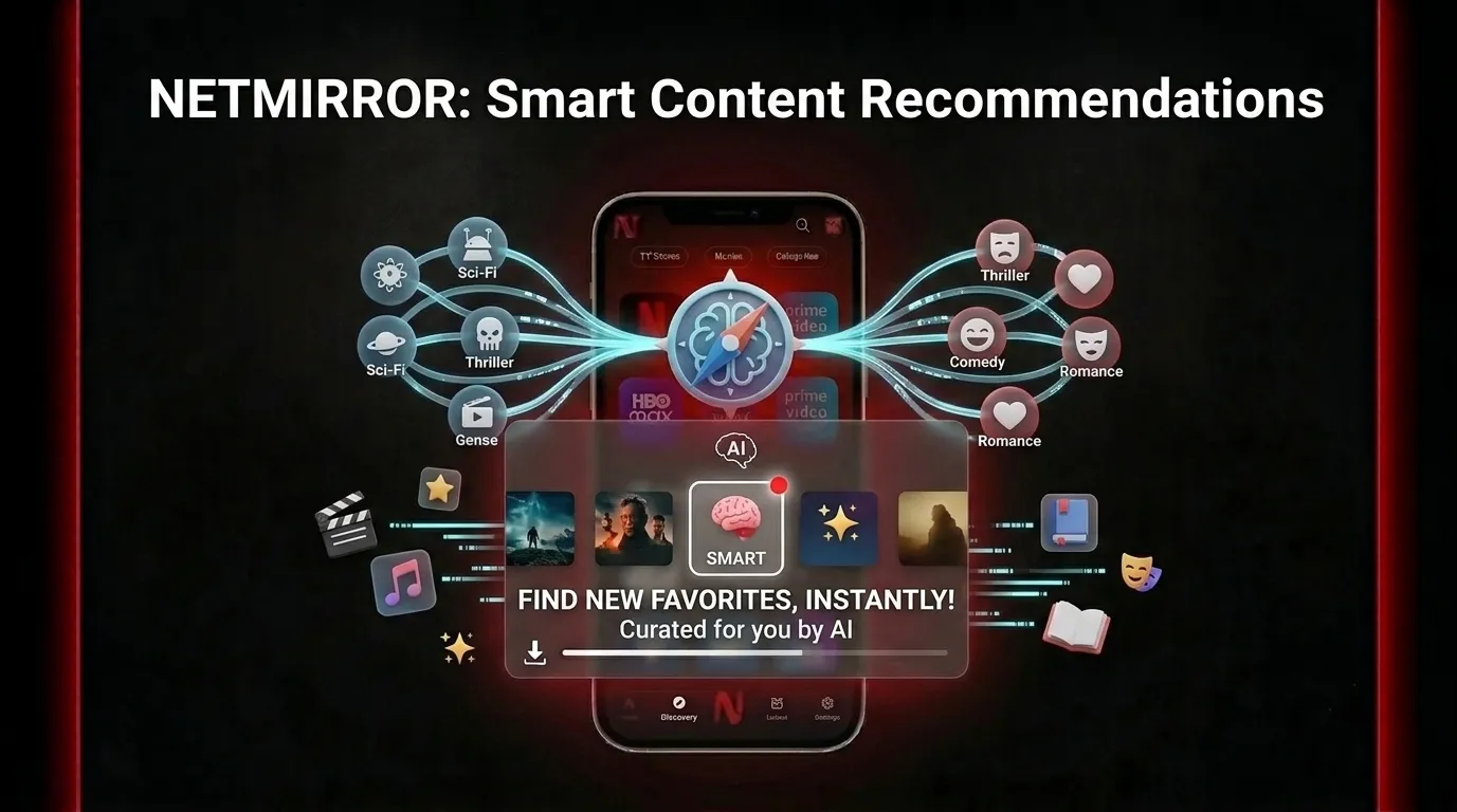 NetMirror APK v6.0 Download for Android Latest Version 2026 8 Smart Content Recommendations
