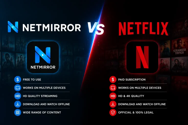 Netmirror vs Netflix
